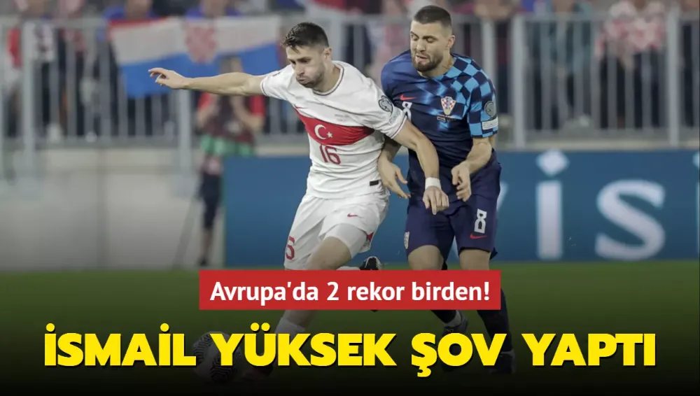 İsmail Yüksek şov yaptı!  2 rekor birden