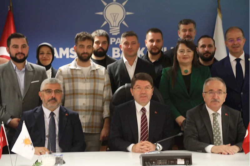 Adalet Bakanı Tunç, AK Parti Samsun İl Başkanlığını ziyaretinde konuştu: