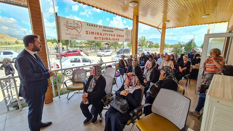 Turhal Belediyesi Hanımeli ve Kültür Sanat Merkezi eğitimlere devam ediyor