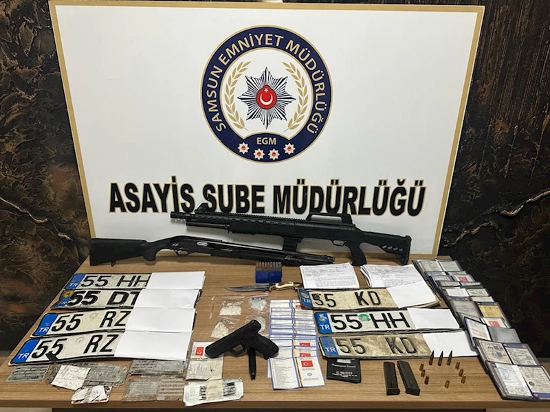 Samsun merkezli araç hırsızIığı operasyonunda 19 zanlı yakalandı