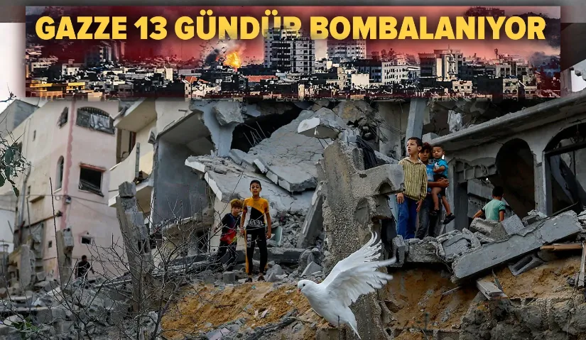 Gazze 13 Gündür Bombardıman Altında!