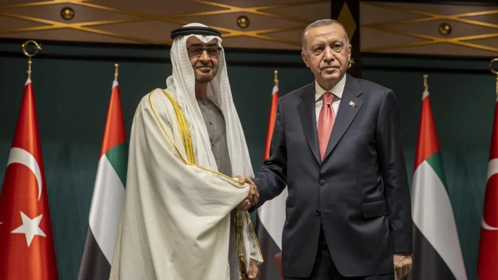  Al Nahyan’dan Cumhurbaşkanı Erdoğan’a dayanışma telefonu