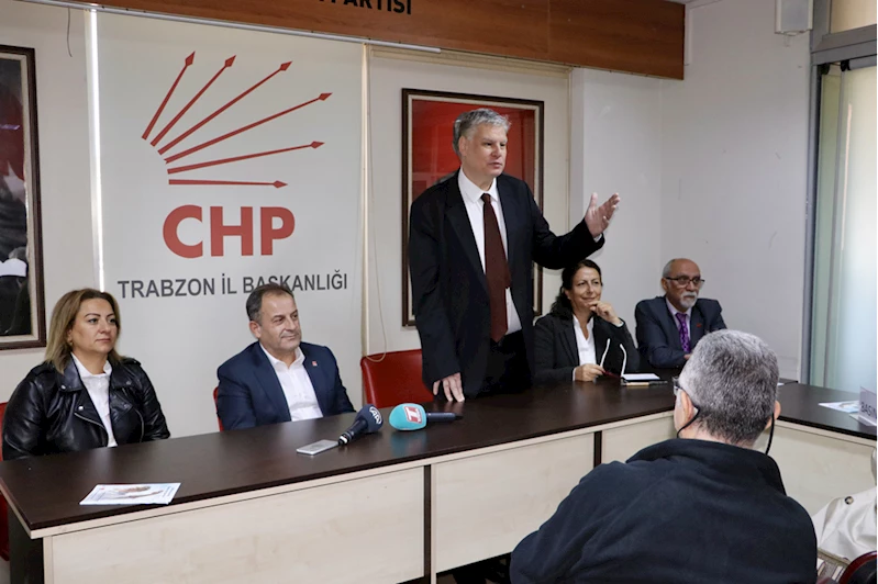 CHP genel başkanlığına adaylığını açıklayan Öymen, Trabzon