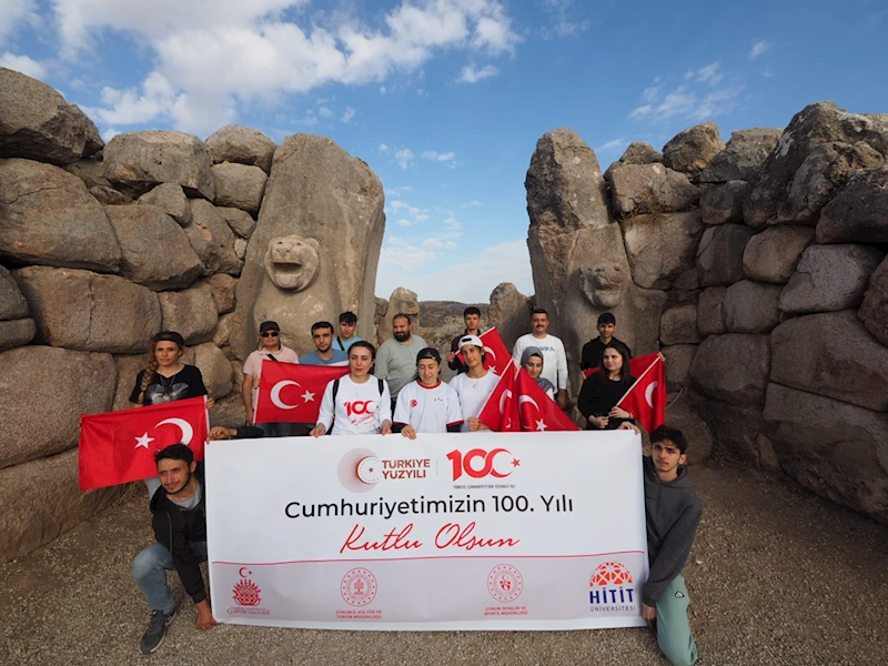 Üniversite öğrencileri Hattuşa Antik Kenti