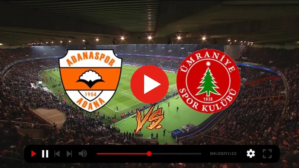 Adanaspor Ümraniyespor maçı nereden izlenir? Adanaspor Ümraniyespor maçı canlı izleme linki