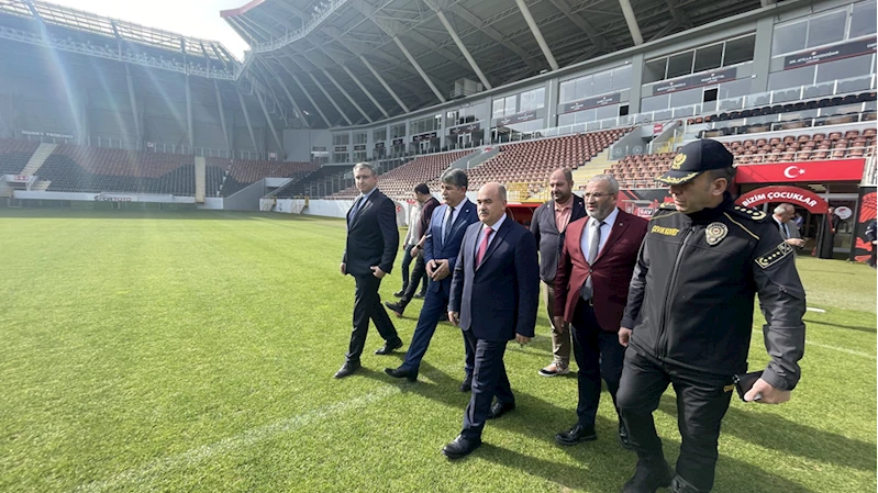Vali Dağlı, Türkiye-Lüksemburg maçının oynanacağı Çorum Stadı