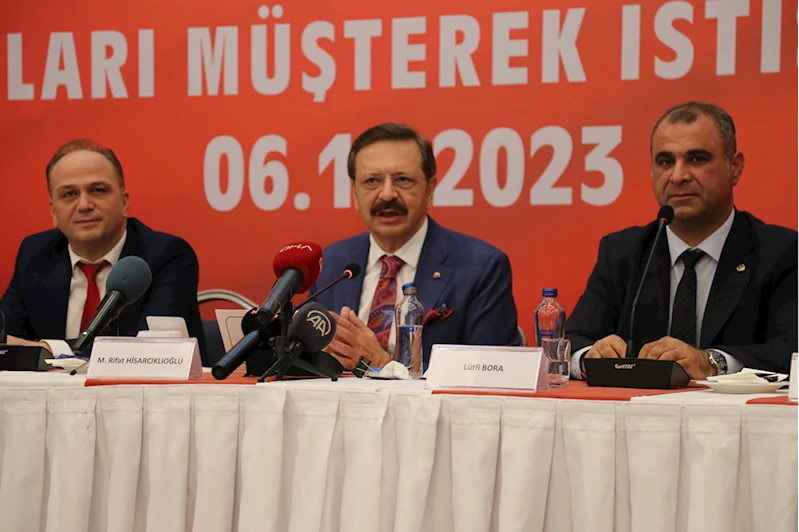 TOBB Başkanı Hisarcıklıoğlu, Tokat Oda Borsa Müşterek İstişare Toplantısı