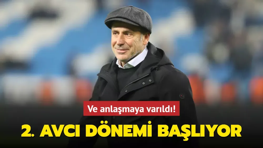 2. Abdullah Avcı dönemi başlıyor