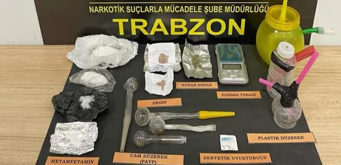 Trabzon’da Şoke Eden Uyuşturucu Operasyonları!
