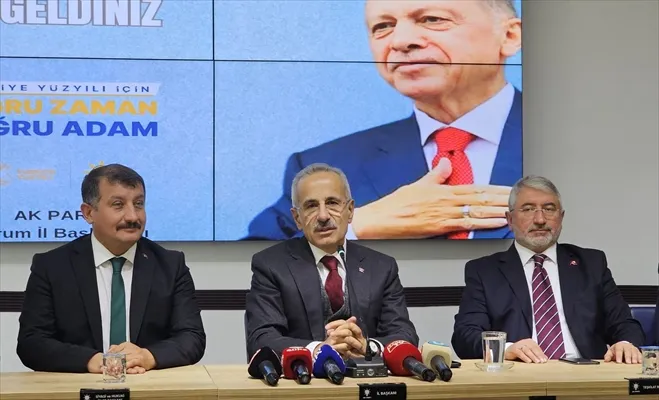 Ulaştırma ve Altyapı Bakanı Uraloğlu, Çorum