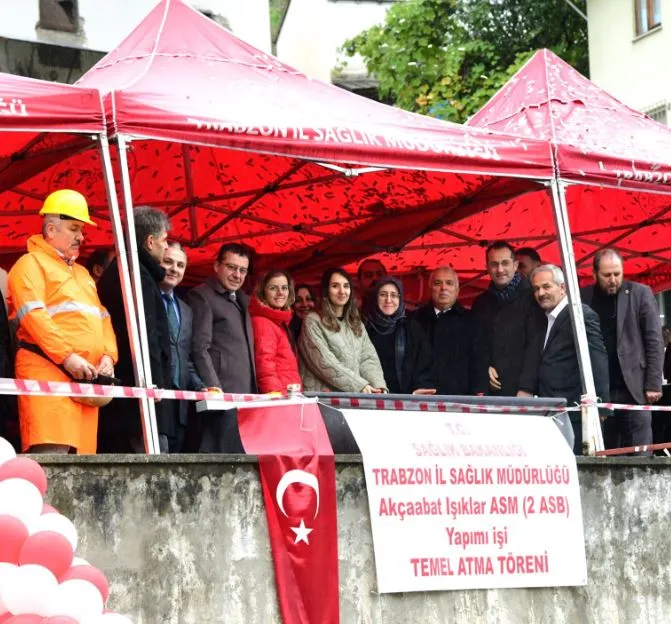 Akçaabat Işıklar Aile Sağlığı Merkezi inşaatı temel atma töreni gerçekleştirildi