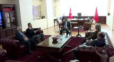  CHP Genel Başkanı Özel, ADD Genel Başkanı Bozkurt ile görüştü