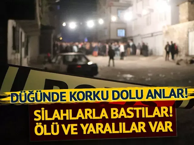 Gelinin eski eşi ve yakınları silahlarla düğünü bastı: Ölü ve yaralılar var