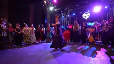 Flamenko dansçıları Ankara