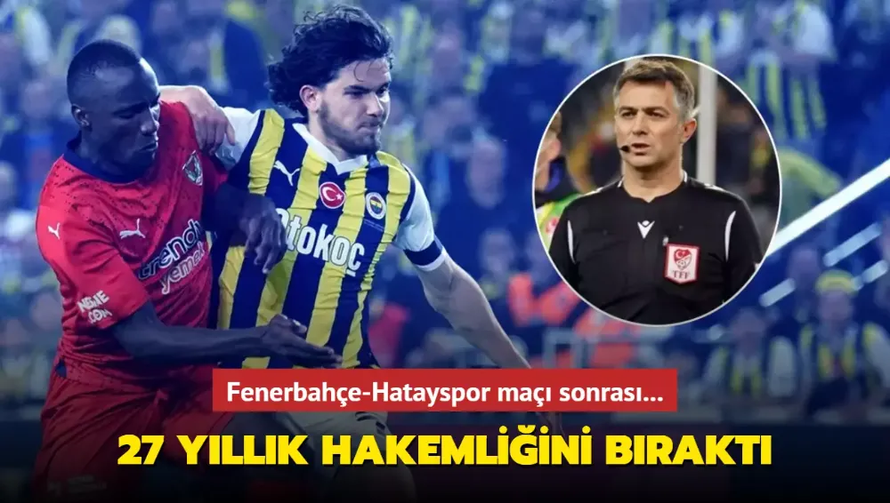 Fenerbahçe-Hatayspor maçı sonrası...