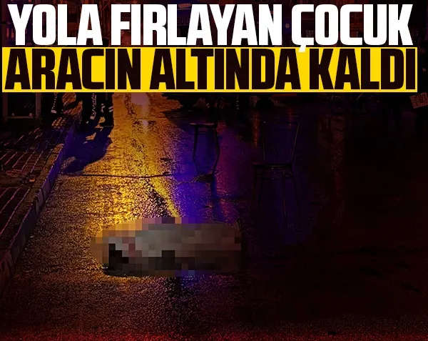 Bir anda yola fırladı canından oldu!