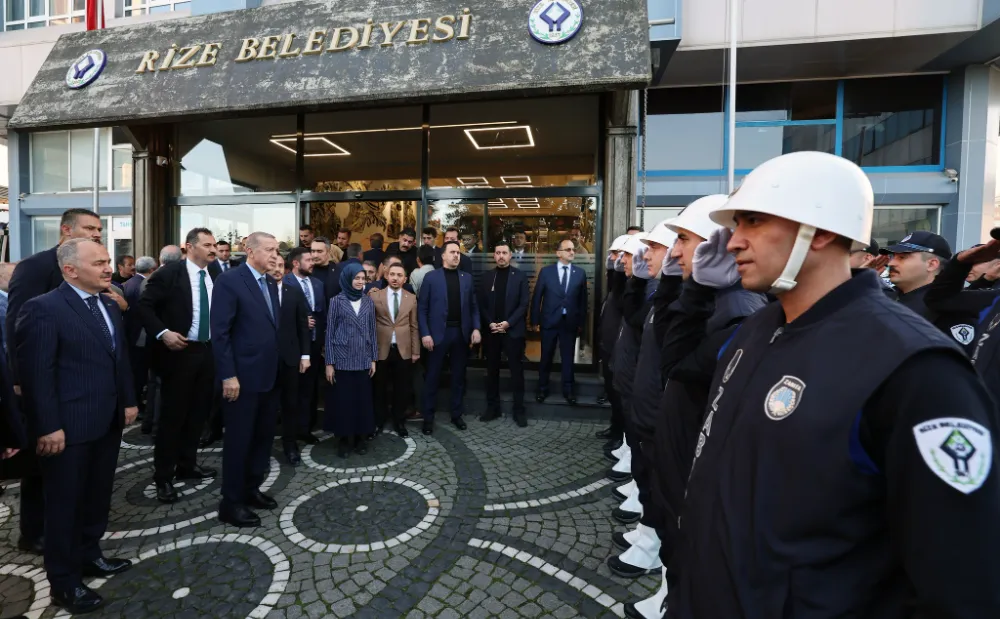 Cumhurbaşkanı Erdoğan Rize Belediyesi