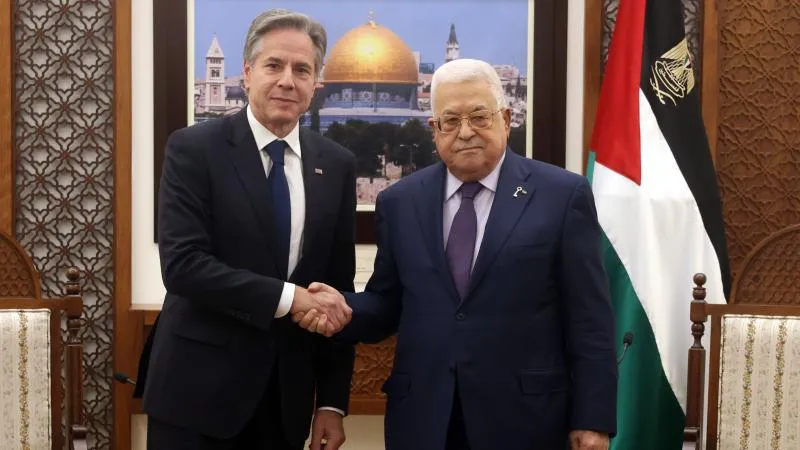 Filistin Devlet Başkanı Abbas, Blinken’dan İsrail’in saldırılarını durdurmasını istedi
