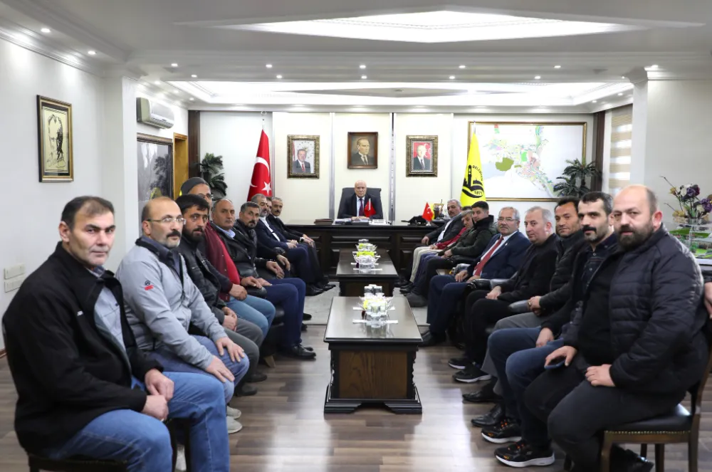 MHP Bayburt İl Başkanı Muharrem Baykal ve Yönetimi Belediye Başkanı Pekmezci
