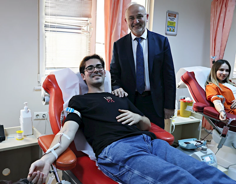 OMÜ Sağlık Uygulama ve Araştırma Merkezinde kan bağışı kampanyası düzenlendi