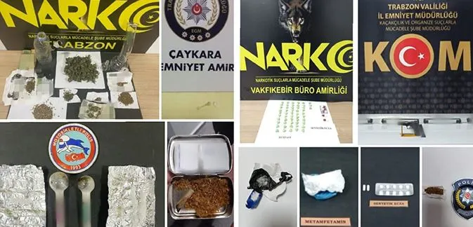 Trabzon Emniyeti, Uyuşturucu Haplarla Mücadelede Büyük Başarı Elde Etti!