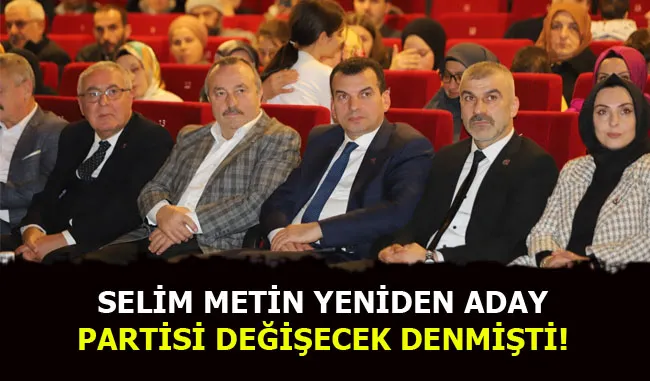 Selim Metin, Derepazarı Belediye Başkanlığı için yeniden aday