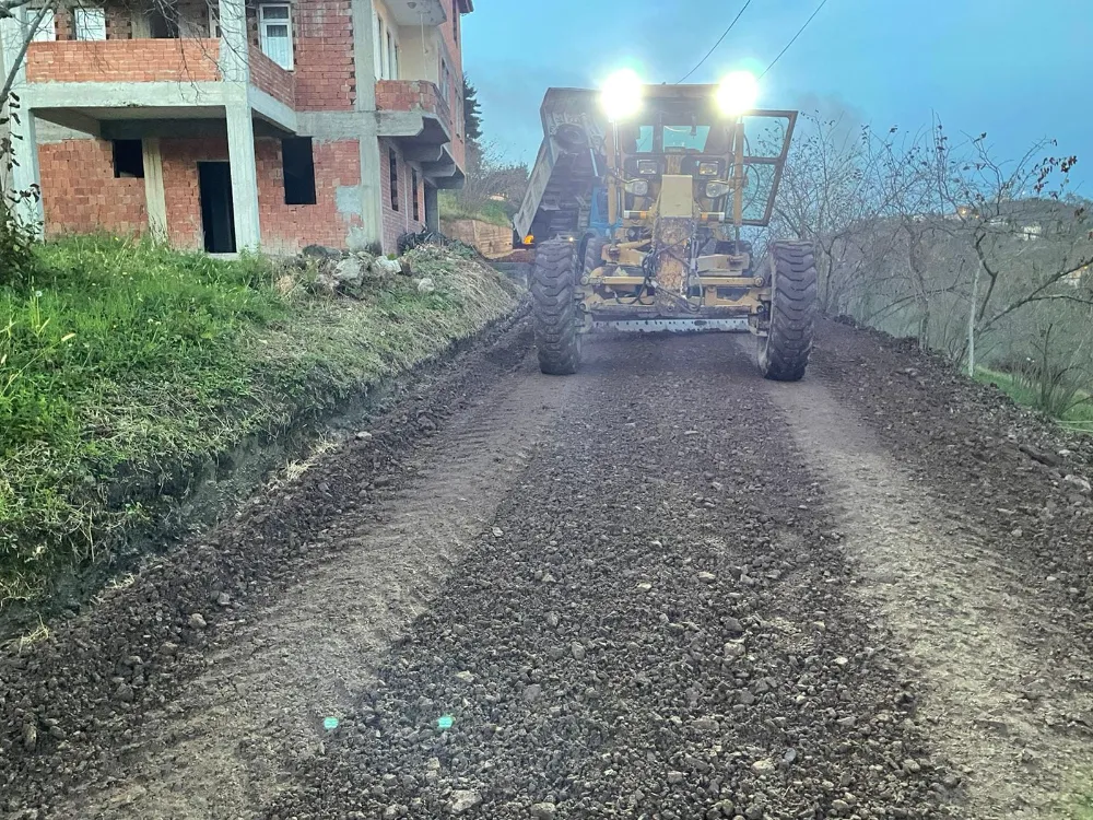 Arsin Belediyesi Fen İşleri Müdürlüğü, Yoğun Çalışmalarına Devam Ediyor