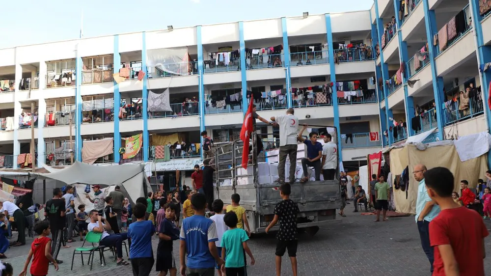 Türk Kızılay ve hayırseverler, Gazze