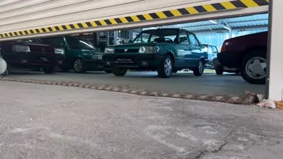  Tutkunu oldukları otomobiller için evlerinin terasını garaja dönüştürdüler