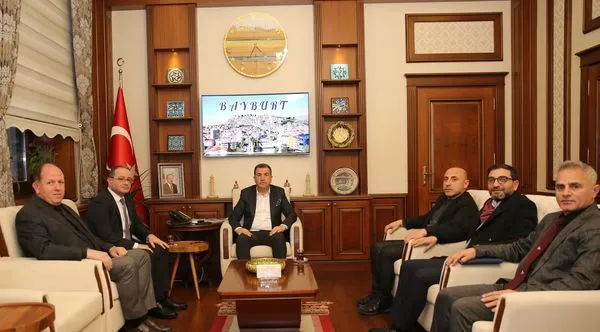 Bayburt Valisi Eldivan, DSİ 22. Bölge Müdürü Kişi ve ANDA Arama Kurtarma Trabzon İl Başkanı Ersoy