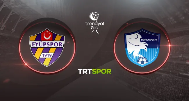 Eyüpspor-Erzurum FK maçı TRT SPOR