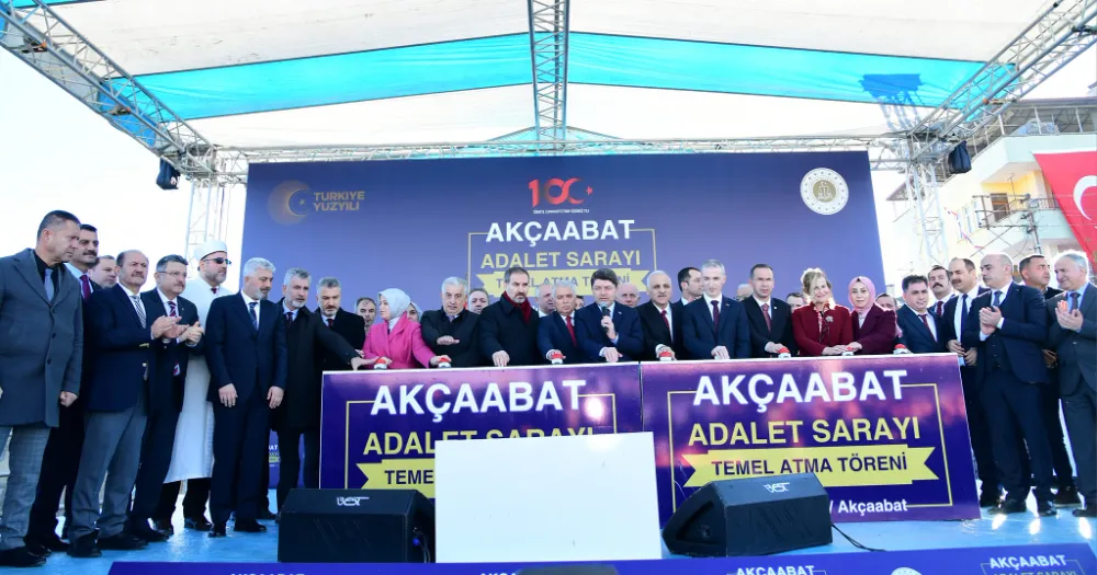 Akçaabat Adalet Sarayı temeli atıldı