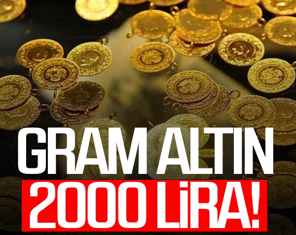 Gram altında 2000 lira...