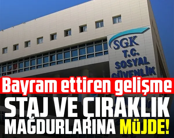 EYT’li olmayana staj ve çıraklık sigortası müjdesi! Bayram ettiren gelişme!