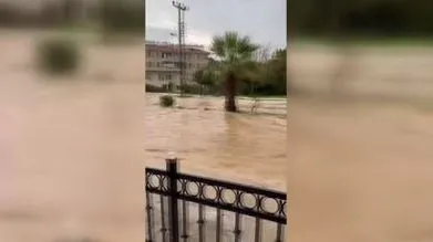  Datça’da şiddetli yağış ve dolu etkili oldu