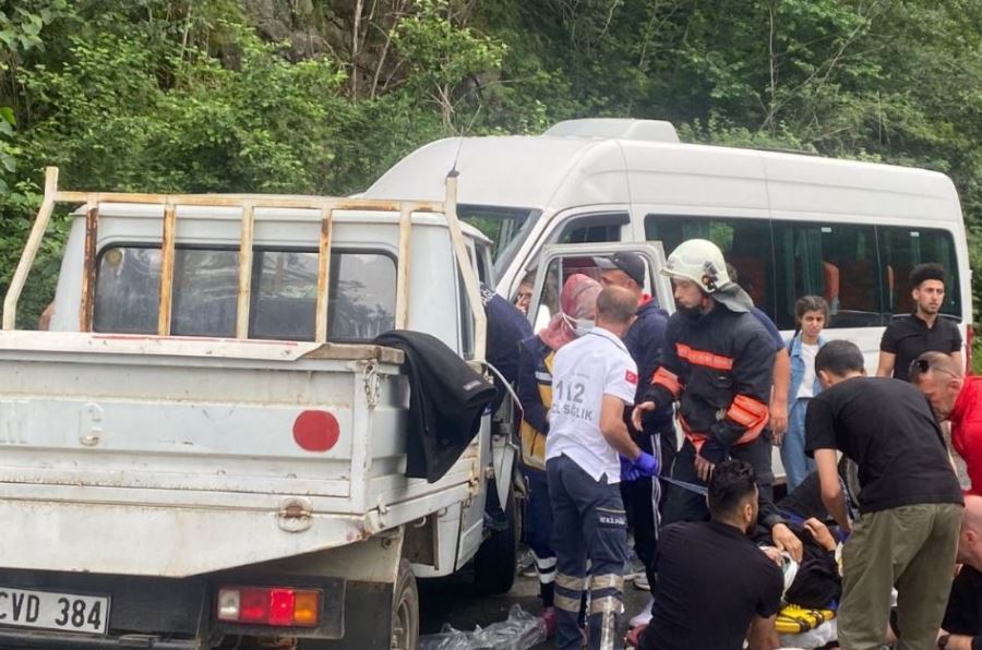 Doğu Karadeniz’de ise yaşanan 7 bin 178 kazada 55 kişi can verdi