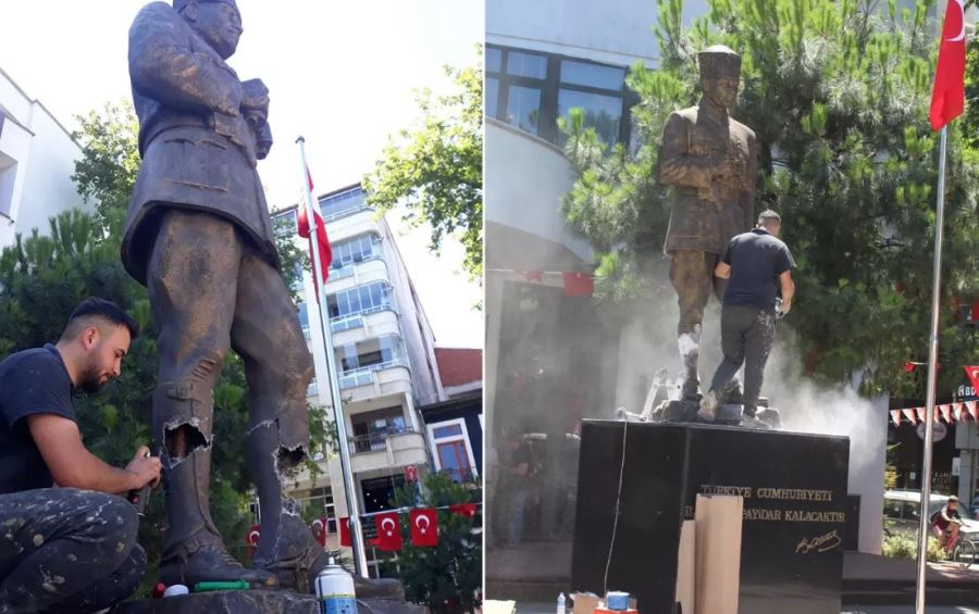 Trabzon Akçaabat’ta Atatürk Anıtı’na gerçekleştirilen çirkin saldırının ardından Trabzon Barosu da olaya dahil oldu
