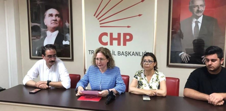 CHP Trabzon İl Başkanlığı tarafından Türkiye geneli eş zamanlı basın açıklaması yapıldı