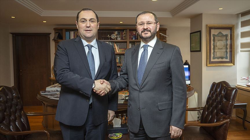 Gürcistan Ankara Büyükelçisi George Janjgava, Artvin Valisi Doruk