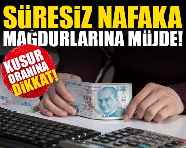 Süresiz nafakada yeni düzenleme!