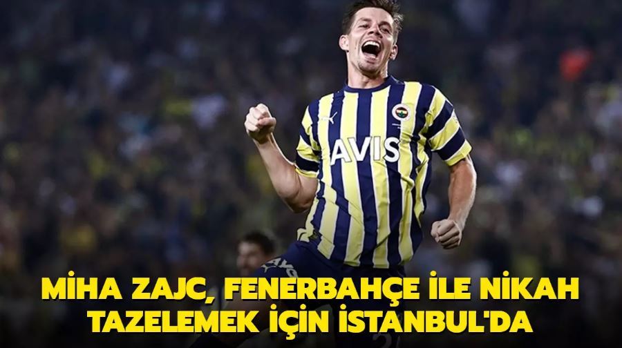 Miha Zajc, Fenerbahçe ile nikah tazelemek için İstanbul