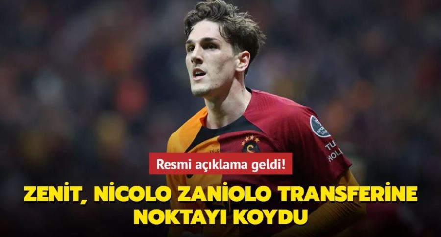  Nicolo Zaniolo transferine noktayı koydu