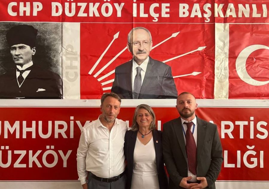 CHP Düzköy İlçe Başkanlığına Cumhur Tirgil seçildi