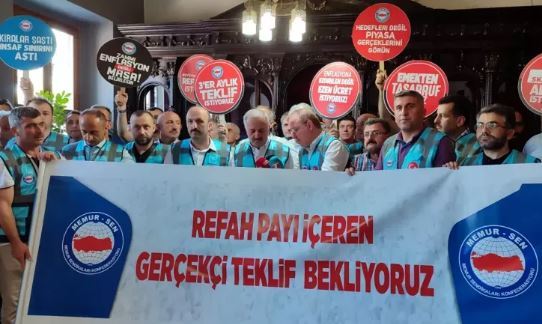 Memur-SEN Trabzon basın açıklamasında bulundu