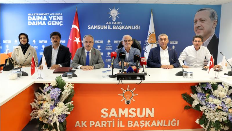 AK Parti Yerel Yönetimler Başkanı Yılmaz, Samsun