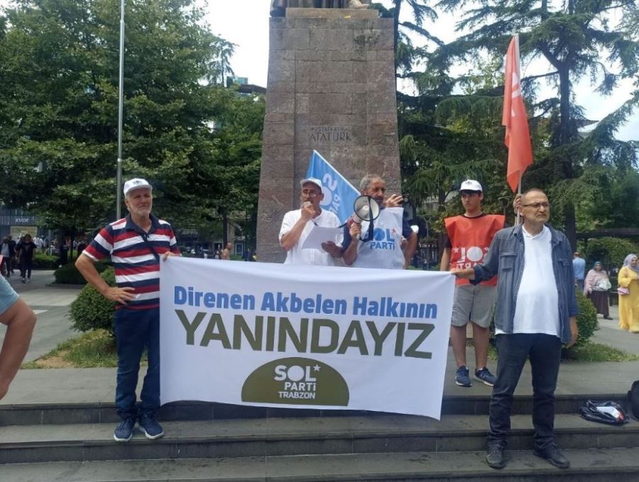 Trabzon Sol Parti destek açıklaması yaptı