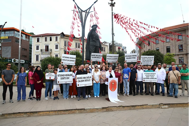 Veteriner hekimler şiddete karşı bir araya geldi