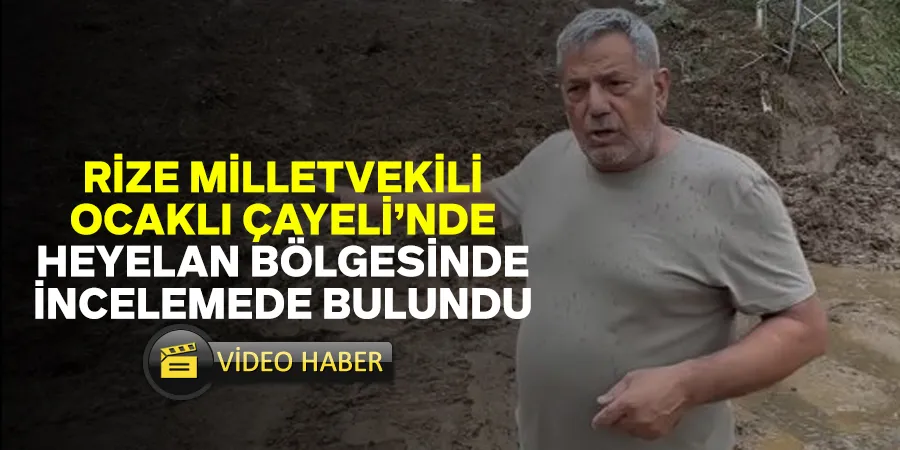 CHP Rize Milletvekili Tahsin Ocaklı, Çayeli