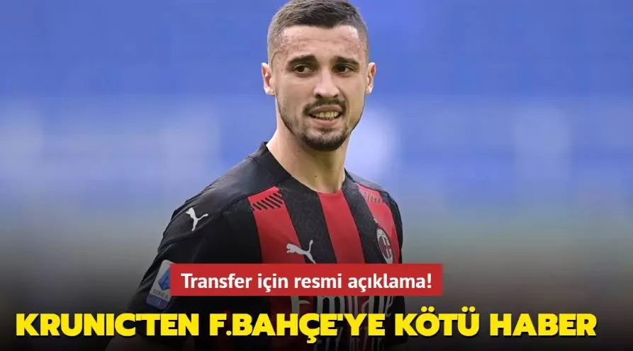 Fenerbahçe Transfer için resmi açıklama