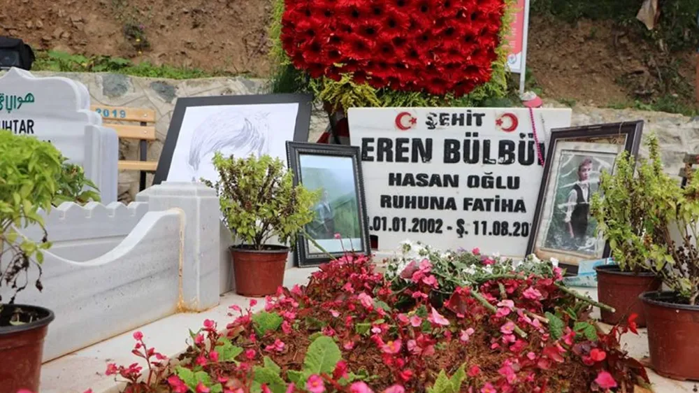 Trabzon Valisi Yıldırım, Şehit Eren Bülbül